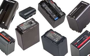 Batterier för videokamera, olika modeller, lagerrensning/utförsäljning