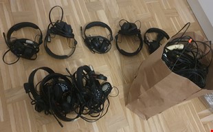 Sennheiser HME 25-1 headsets 10+ defekta
