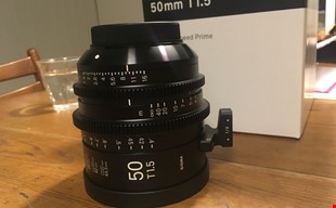 Sigma Cine 50mm T1,5, för Canon EF-fattning (fullformat)